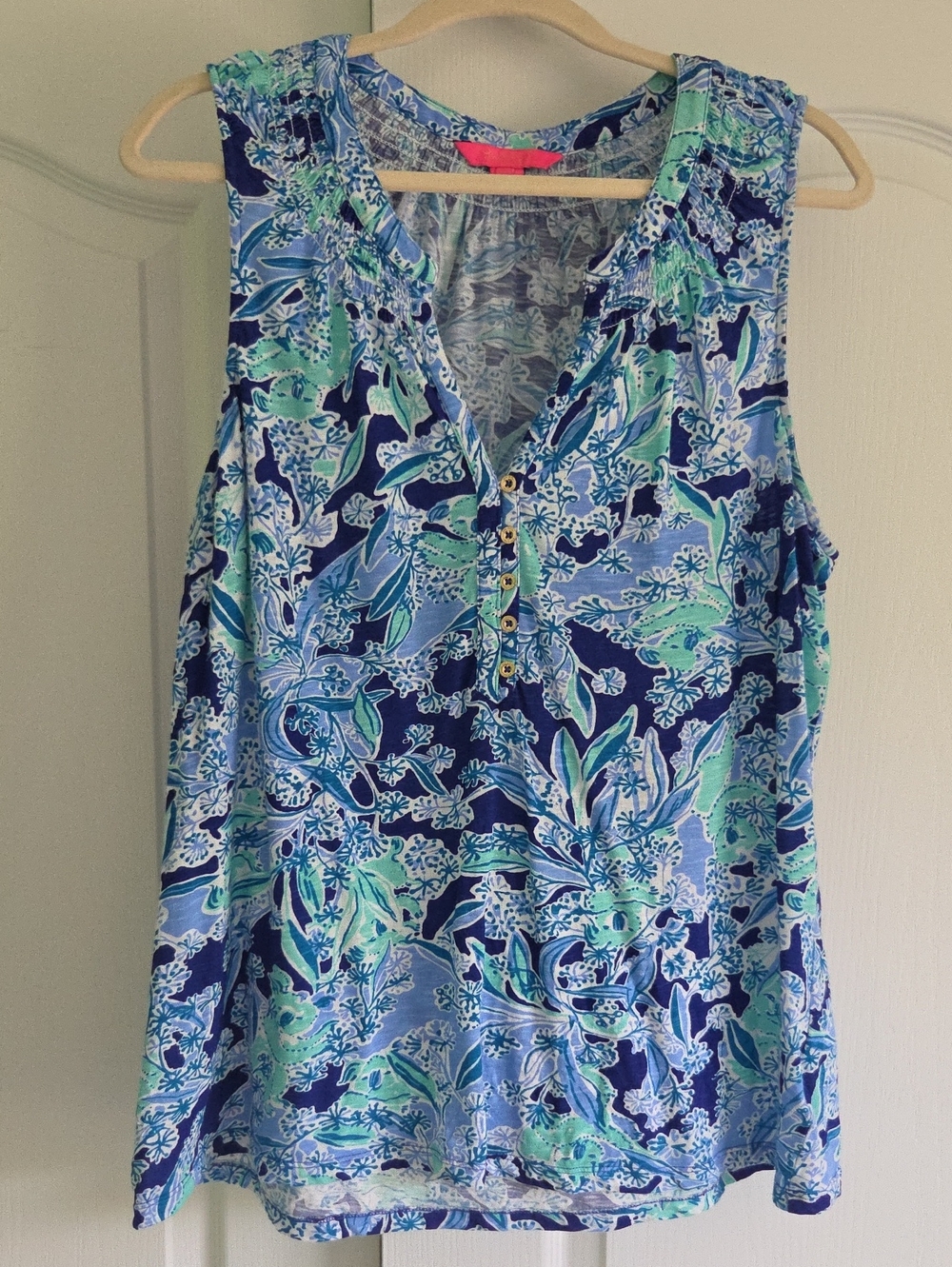 NWOT Lilly Pulitzer Essie Top in Royal Purple Koalafications XL